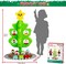 My First Christmas Tree for Toddlers: Kids Christmas Tree Toy Set with DIY Train Set&Tracks, Roly Poly Toys 18 Colorful Decorations Ornaments for Little One Xmas Birthday Gifts for Boys & Girls 1.5+